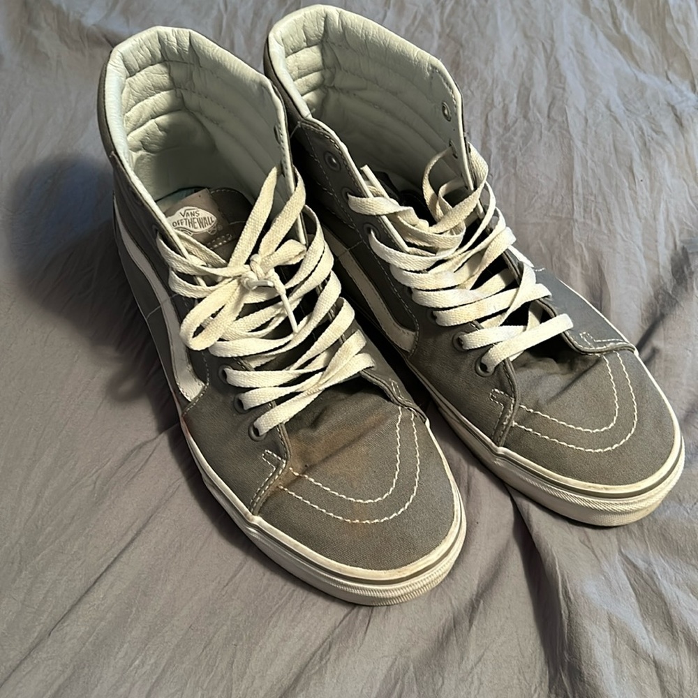 Gray High Top Vans